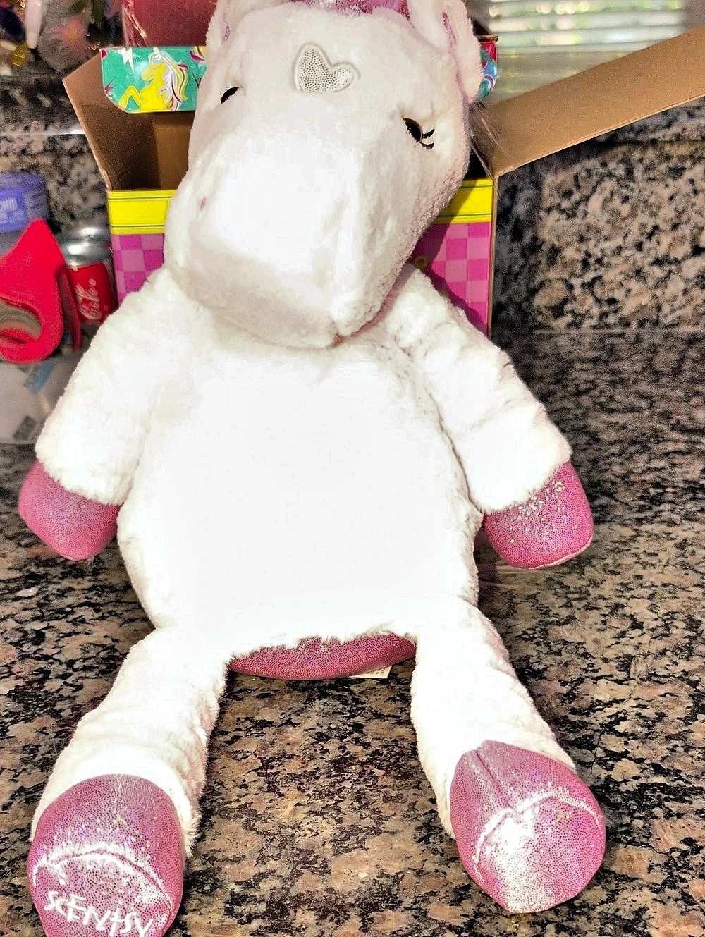 Scentsy Calypso the Unicorn Scentsy Buddy Pink Plush Toy